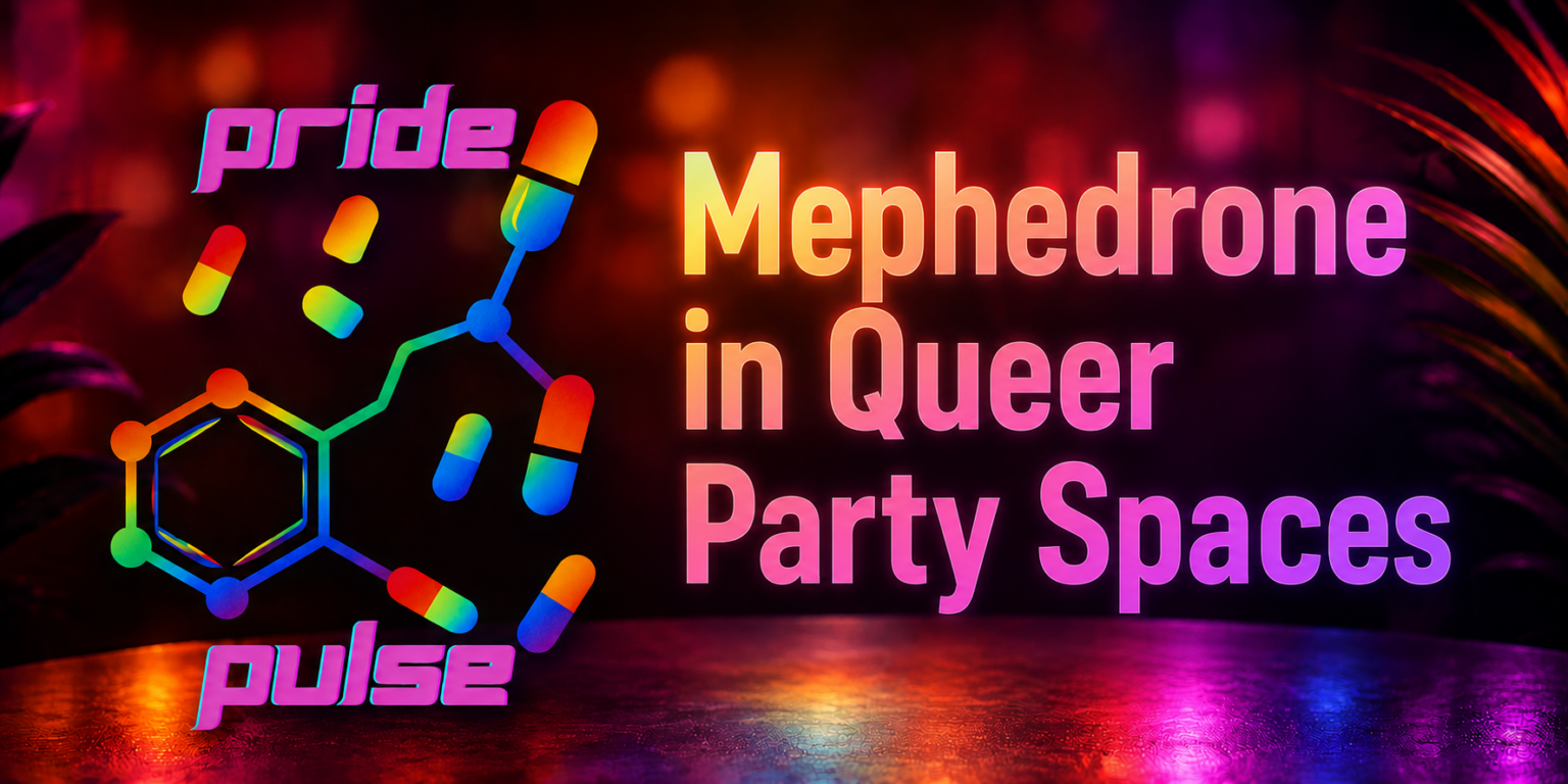 Mephedrone's role in chemsex/PnP among gbMSM, what Canadian data does and doesn't show, and harm reduction advice